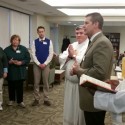 OSF St. Joseph marks opening of new admin offices, surgical waiting room