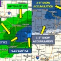 UPDATED: Central Illinois sees wintry mix for morning commute