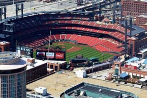 The St. Louis Cardinals play the Philadelphia Phillies at Busch Stadium today. (Photo courtesy Charles Barillea/flickr)