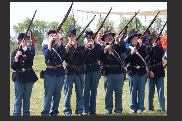 Civil War reenactment
