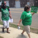 AFSCME rallies in Bloomington for a new contract