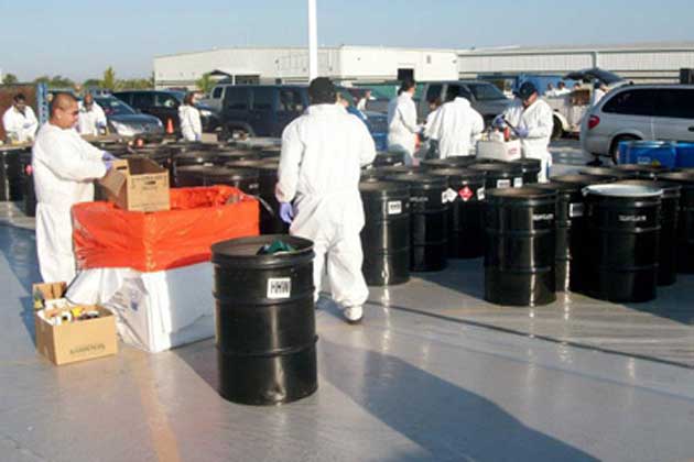 Hazardous waste collection