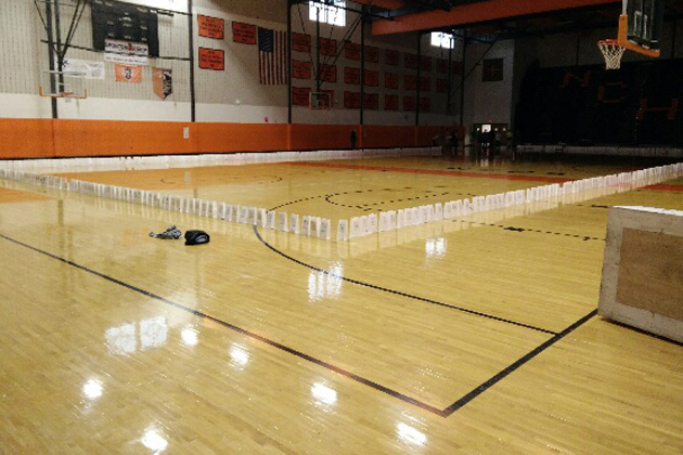 Relay for Life set up