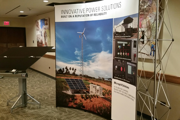 Renewable energy display