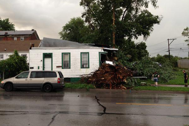 Storm damage