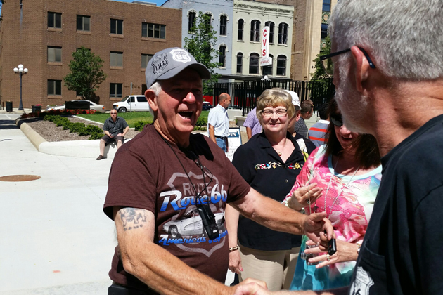 Jim Conckle has traveled on Route 66 at least 200 times. (Adam Studzinski/WJBC)