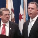 Kirk pushes bill to curb gun trafficking