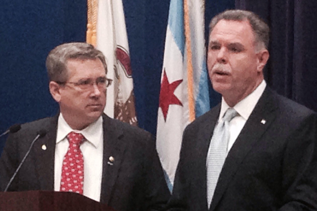 Mark Kirk and Garry McCarthy