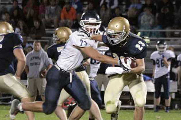 Brett Segobiano hopes to help carry Central Catholic to a victory tonight. (Photo by Kelcey Shafer/You Name It Sports)
