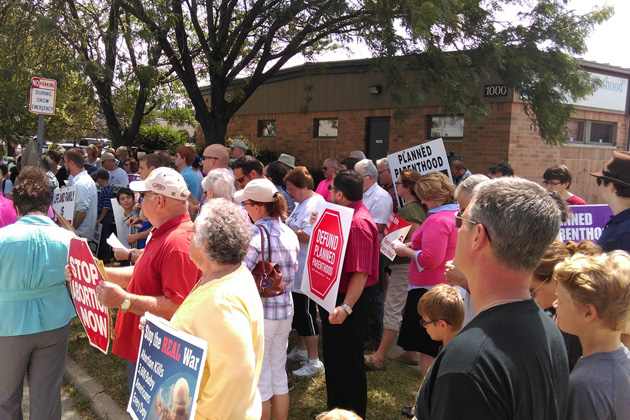 Planned Parenthood protest