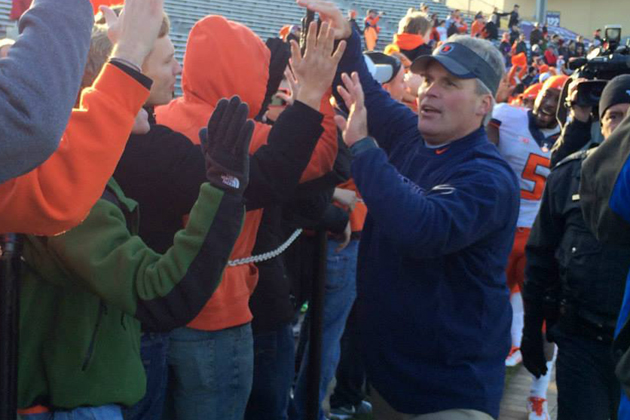 Fighting Illini head football coach Tim Beckman has been fired. (Photo courtesy Fighting Illini Football/Facebook)
