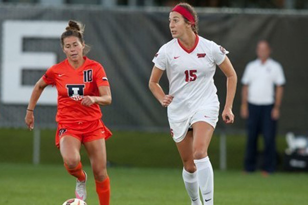 Brooke Ksiazek and the Illinois State soccer team tied Eastern Michigan on Friday. (Photo courtesy GoRedbirds.com)