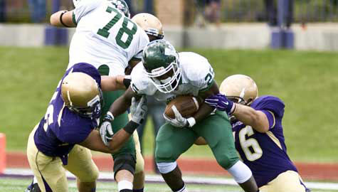 Anfernee Roberts is expected to carry the ball a lot for the Titans this year. (Photo courtesy IWU)