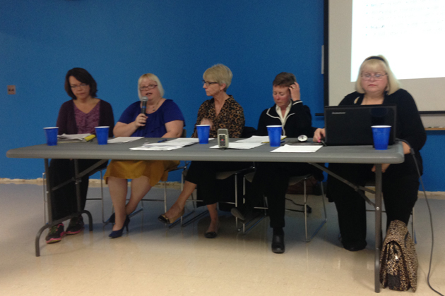 Leaders of several community organizations offered their thoughts on the issue of affordable housing in McLean County Tuesday night to the League of Women Voters of McLean County. (Joe Ragusa/WJBC)