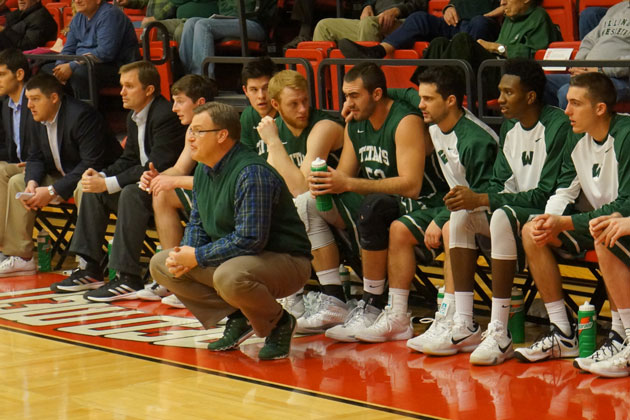 Illinois Wesleyan defeated Carthage, 69-60, at Kenosha, Wisc. on Saturday. (Photo by WJBC)