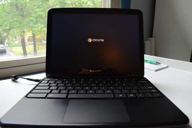 Heyworth High School plans to equip all students in grades 5-12 with a Chromebook computer. (Photo courtesy slgckgc/flickr)