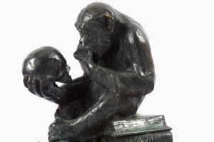 HugoRheinholdApeWithSkull.DarwinMonkey.2