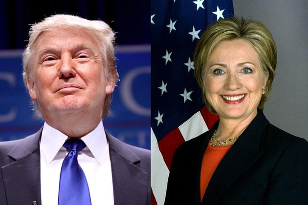 Donald Trump, Hillary Clinton