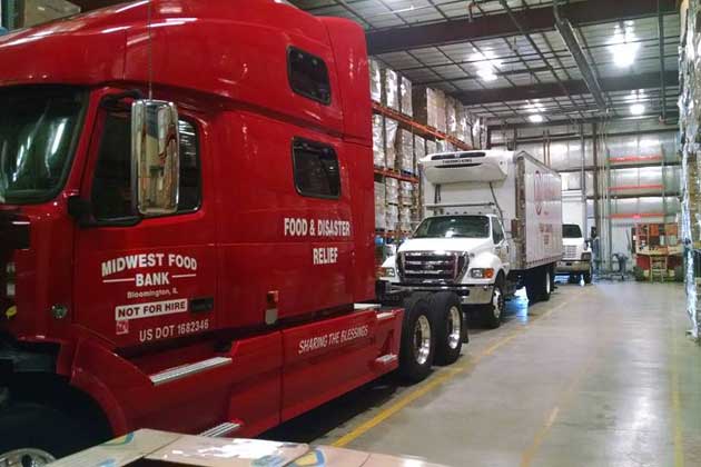 Midwest Food Bank is encouraging local schools to donate unused foods. (Photo courtesy Facebook/Midwest Food Bank)