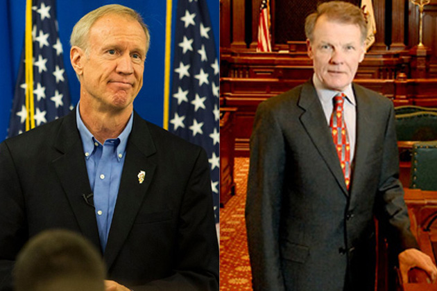 Bruce Rauner and Mike Madigan