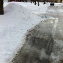 Weekend snow not record, but close