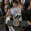 Obama welcomes Cubs to White House