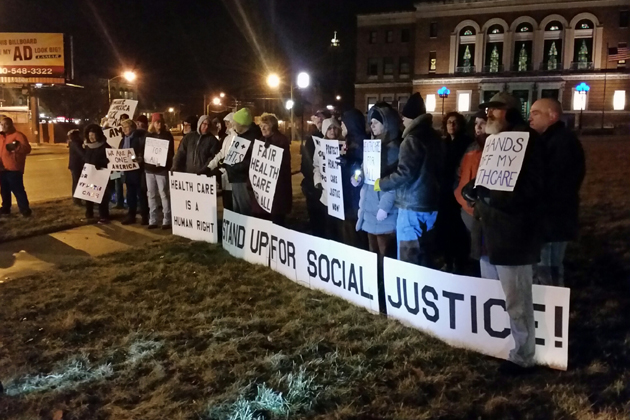 social injustice vigil