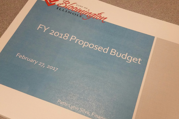 Bloomington budget proposal