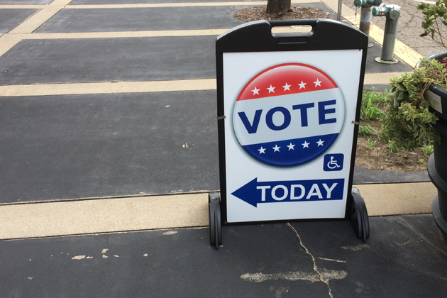 Vote sign